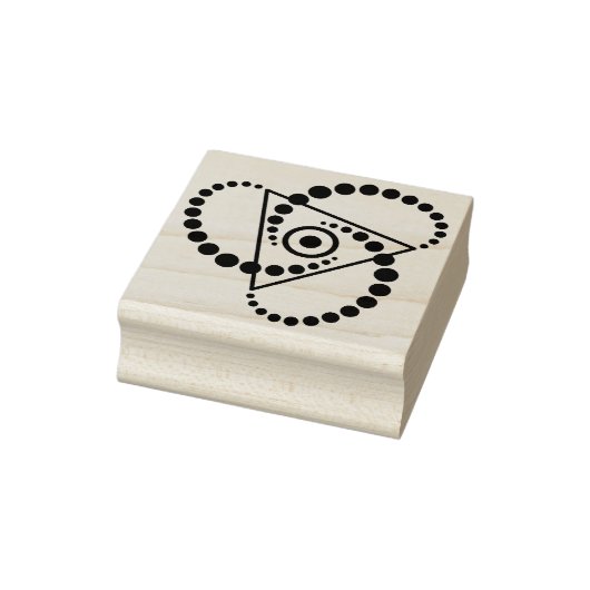 Kornkreis Piktogramm/Kulturkreispiktogramm VI Gummistempel (Stempel)