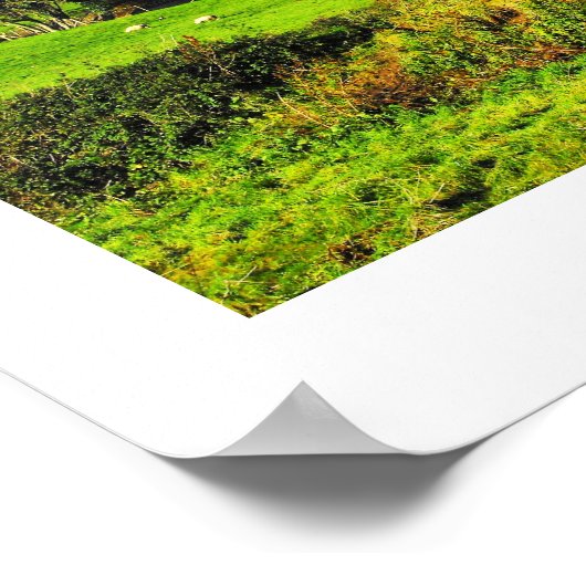 Kornlandschaft Poster (Ecke)