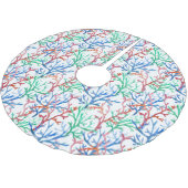 Kornmuster Polyester Weihnachtsbaumdecke (Schrägansicht)