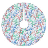 Kornmuster Polyester Weihnachtsbaumdecke (Vorderseite)