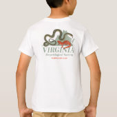 Kornnake in der Tasche T-Shirt (Rückseite)