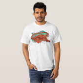 Kornschlange Wasserfarbe T-Shirt (Vorne ganz)