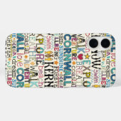 Kornwandtypografie Case-Mate iPhone Hülle (Rückseite (Horizontal))
