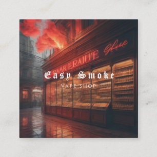 Korolare Business Card Rauchschutzverpackung Quadratische Visitenkarte