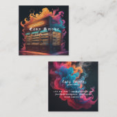 Korolare Business Card Rauchschutzverpackung Quadratische Visitenkarte (Vorne/Hinten)