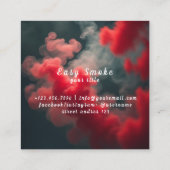 Korolare Business Card Rauchschutzverpackung Quadratische Visitenkarte (Rückseite)