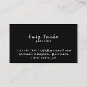 Korolare Business Card Rauchschutzverpackung Visitenkarte (Rückseite)