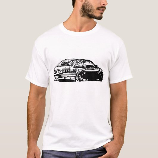 Korolla 1986 AE86 T-Shirt (Vorderseite)