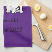 Koronationshunde Geschirrtuch (Viertel Falte)