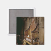 Koronationsstuhl für Edward I von "Walter" Magnet (Vorderseite/Rückseite)