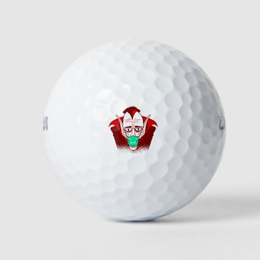 Koronavirus-Halbpenvampir Golfball (Vorderseite)