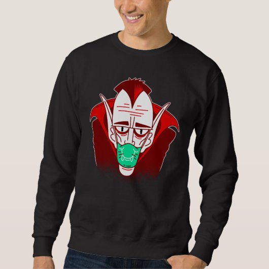 Koronavirus-Halbpenvampir Sweatshirt (Vorderseite)