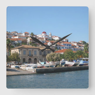 Koroni skyline quadratische wanduhr
