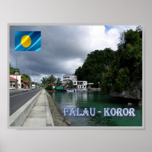 Koror - Palau - Panorama - Poster