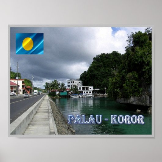 Koror - Palau - Panorama - Poster (Vorne)
