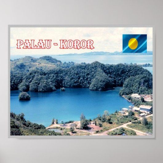 Koror - Palau - Werft - Poster (Vorne)
