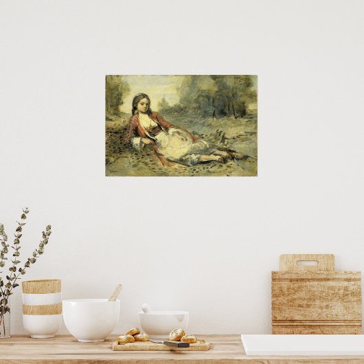 Korot - Algerische Frau Poster (Küche)