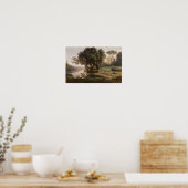 Korot - Italienische Landschaft (1835) Poster (Küche)