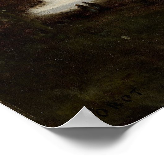 Korot - Landschaft 1870 Poster (Ecke)