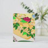 Korovai für die ukrainische Hochzeit Postkarte (Stehend Vorderseite)