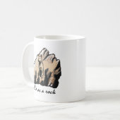 Körper als Felsen! Rechtshändig Kaffeetasse (Vorderseite Links)