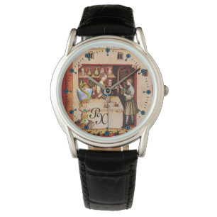 KÖRPER DER HYGEIA MONOGRAM - MEDIZIN, Pharmazie Armbanduhr