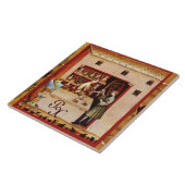 KÖRPER DER HYGEIA MONOGRAM - MEDIZIN, Pharmazie Fliese (Seite)