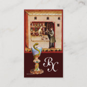 KÖRPER DER HYGEIA MONOGRAM - MEDIZIN, Pharmazie Visitenkarte (Rückseite)