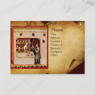 KÖRPER DER HYGEIA MONOGRAM - MEDIZIN, Pharmazie Visitenkarte