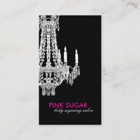 Körper, der Visitenkarte zuckert (Vorderseite)