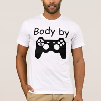 Körper durch angepasstes Shirt der Videospiele