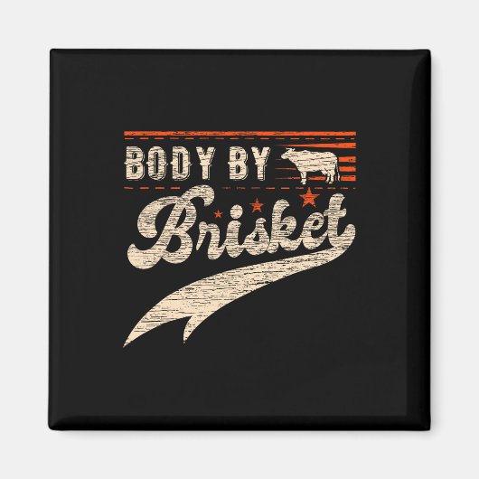 Körper Durch Brisket Bbq Magnet (Vorne)
