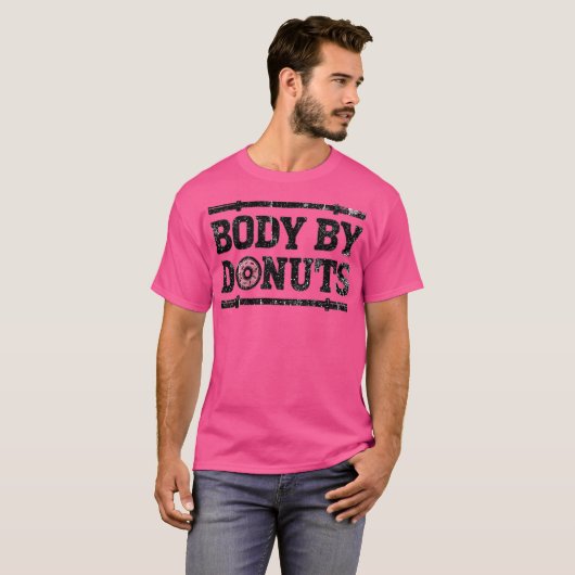 Körper durch Donuts T-Shirt (Vorne ganz)