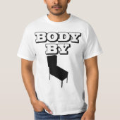 Körper durch Flipperautomaten T-Shirt (Vorderseite)