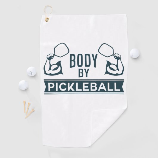 "Körper durch Pickleball" Microfiber Tuch (Insitu)