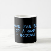 Körper eines Gottes Kaffeetasse (Mittel)