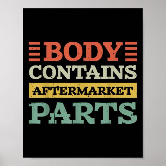 Körper enthält Aftermarket-Teile für Angesagt und Poster (Vorne)