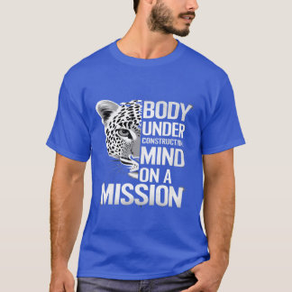 Körper im Aufbau, Geist auf eine Mission vintage T-Shirt