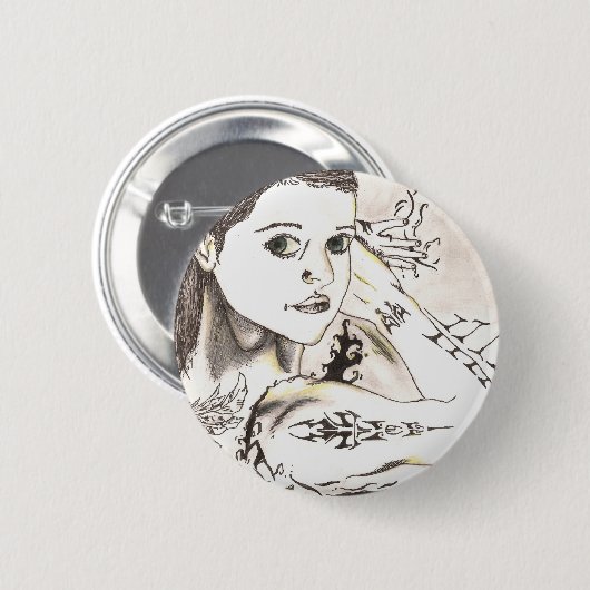 Körper-Kunst Button (Vorne & Hinten)