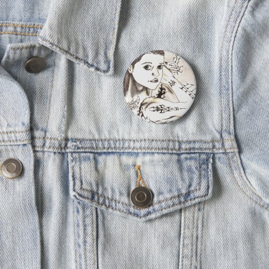 Körper-Kunst Button (Beispiel)