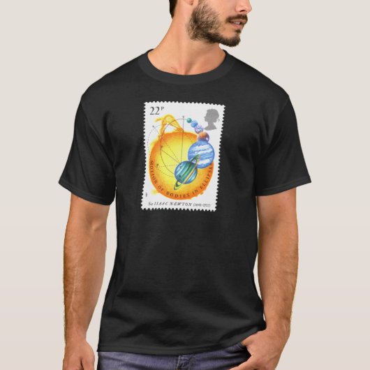 Körper Sirs Isaac Newton in der Bewegung T-Shirt (Vorderseite)