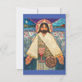 Körper und Blut, Eucharistische Gebetskarte