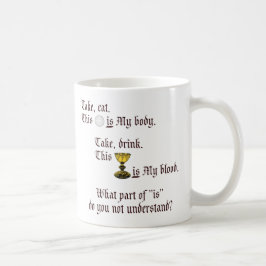 Körper und Blut Kaffeetasse