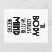 Körper und Geist Postkarte (Vorderseite)