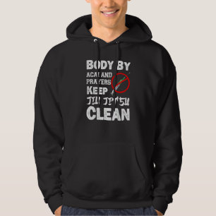 Körper von Acai und Gebet Behalten Jiu Jitsu Clean Hoodie