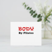 Körper von Pilates Postkarte (Stehend Vorderseite)