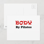 Körper von Pilates Postkarte (Vorne/Hinten)