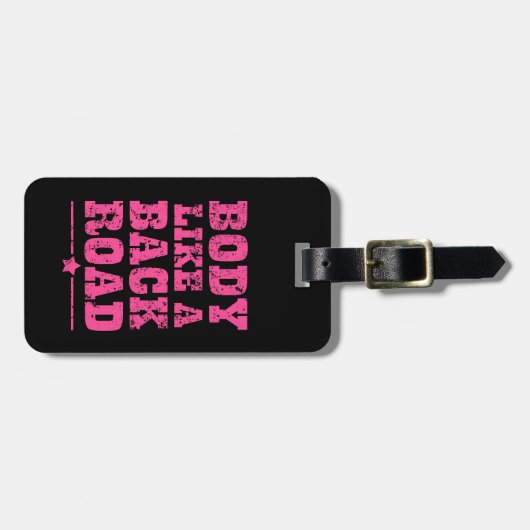 Körper wie ein hinterer gepäckanhänger (Vorderseite horizontal)