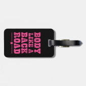 Körper wie ein hinterer gepäckanhänger (Rückseite horizontal)