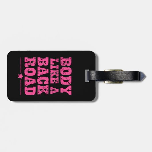 Körper wie ein hinterer gepäckanhänger (Rückseite horizontal)